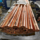 Non Ferrous Metal Copper Round Rod C12200 C18980 C15715 8mm 99.9% Pure Bar
