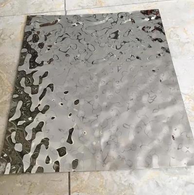 AISI Inox Water Ripple Stainless Steel Sheet Plate Colored 304 304L 316 316L 430 420