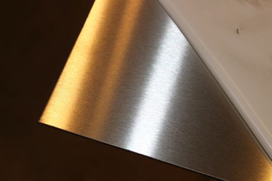 SUS309 310 Stainless Steel Sheets Hairline Finish 0.45MM 2b 50mm